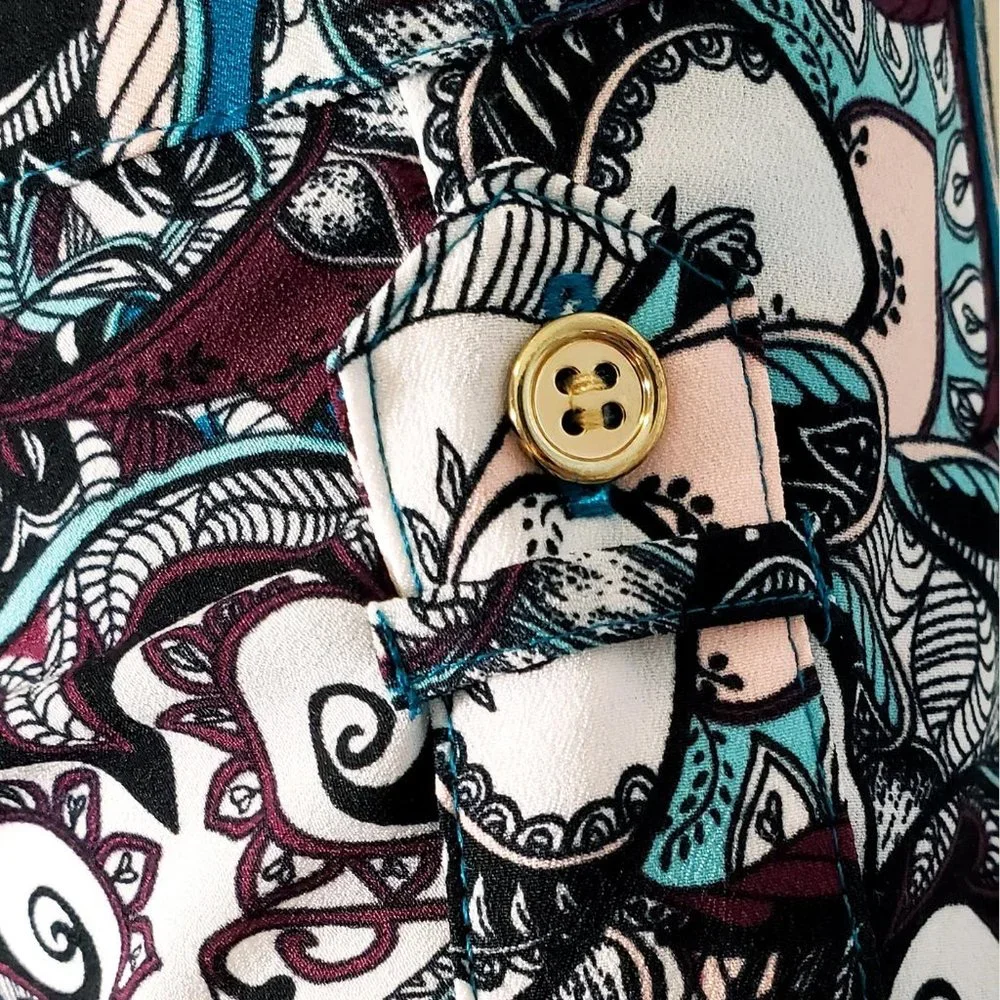 Charter Club Woman Paisley Blouse NWOT